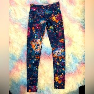 High Energie Y2K Galaxy Print Leggings